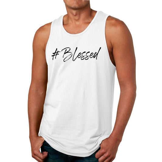 Mens Graphic Tank Top #blessed